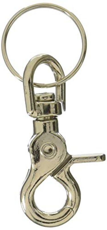 Lucky Line 212 Nickel Plated Zinc Trigger Snap with Split Ring 44101