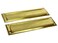 QCAA Solid Brass Mail Slot with Solid Brass Interior Back Plate 13 x 3625 Polished Brass 1 Pack Made in Taiwan