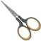 Westcott E30444 00 4 inch Titanium Nitride Bonded Super Soft Grip Scissor Curved GreyYellow