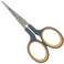 Westcott E30444 00 4 inch Titanium Nitride Bonded Super Soft Grip Scissor Curved GreyYellow