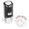 ExcelMark Round Teacher Stamp DinoMITE RED Ink