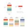 Monolike Wow Bar Sticker Solid A Set Mini Size Cute Stickers Square Stickers