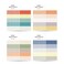 Monolike Wow Bar Sticker Solid A Set Mini Size Cute Stickers Square Stickers