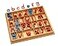 Elite Montessori Wooden Movable Alphabet with Box Preschool Spelling Learning Materials Red Blue 5mm Thick