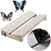 Brccee AC New Adjustable V Shape Insects Butterfly Spreading Mounting Board Solid Wood Wings
