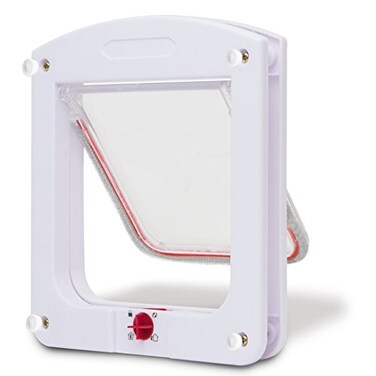 OxGord Paws Pals Dog Cat Flap Doors with 4 Way Lock for Pets Entry Exit Durable Model