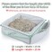 ANWA 40 Count Cat Litter Box Liners for Automatic Cat Litter Box and Litter Box Robot 45 HeavyDuty Extra Thick