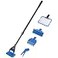 AQUANEAT Aquarium Cleaning Tools Fish Tank Cleaner Kit with Adjustable Long Handle 5 in 1 Set Including Fish Net Algae Scraper