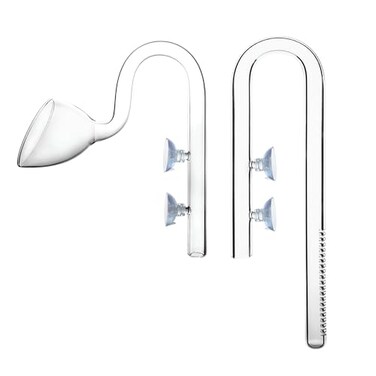 JARDLI Glass Lily Pipe Inflow Outflow Set 20mm for 34 ID 1925mm Tubing