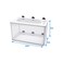 Anxingo 2 Pack Fish Tank Breeder NetFish Isolation Breeding Hatching Box Plastic Frame Hatching Box Separation Net Breeding Box with Suction Cup for Aquarium