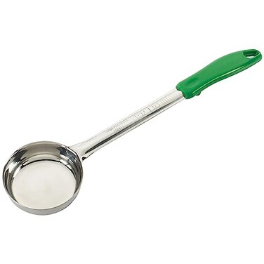 Winco Solid Food Portioner 4Ounce Medium Stainless Steel Green