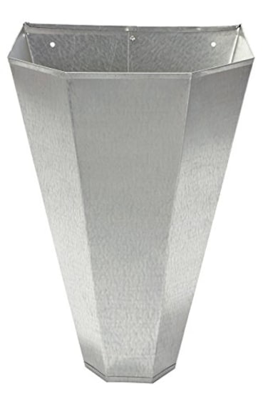 Little Giant Restraining Cone Galvanized Steel Cone with Flat Back Design Easy to Clean Chicken Processing Equipment Medium