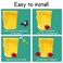 Abustle pig 5 Pack Chicken WatererLarge Plastic Automatic Chicken Waterer Cups kit 38 Inch Thread Poultry Drinking Bowl for Ducks Birds Bunny Quail etc