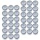DQITJ 36 Pcs Spider Micro Water Bowl Mini Ceramic Dish for Tarantula Spider Millipede Tiny Reptile Insect 086 D 043 H