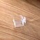 crapelles 4pcs mini Insect Water Dish Transparent Plastic Small Reptile Feeding Feeder Crickets Pet Worm Cups Spider Gecko Butterfly Mantis Beetle Bowl Set