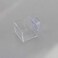 crapelles 4pcs mini Insect Water Dish Transparent Plastic Small Reptile Feeding Feeder Crickets Pet Worm Cups Spider Gecko Butterfly Mantis Beetle Bowl Set