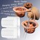 Fuongee Gecko Feeding Ledge Suction Cup Feeder with 20 Pack 1 oz Feeder Cups and Feeding Tong for Small Reptiles