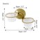 Fuongee Gecko Feeding Ledge Suction Cup Feeder with 20 Pack 1 oz Feeder Cups and Feeding Tong for Small Reptiles