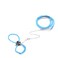 Wontee Adjustable Leash Harness with Bell for Rat Mouse Squirrel Guinea Pig Walking Training Blue