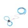 Wontee Adjustable Leash Harness with Bell for Rat Mouse Squirrel Guinea Pig Walking Training Blue