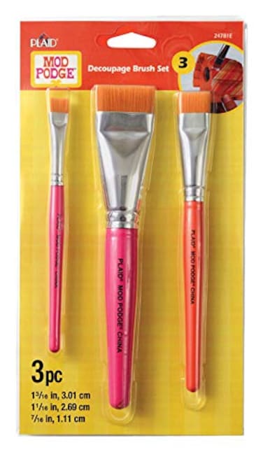 Mod Podge Brush Set DECOUPAGE 3PC