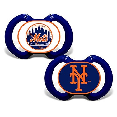 Masterpieces MasterPieces NYM2000 New York Mets Pacifier 2Pack