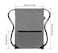 HOLYLUCK Drawstring Backpack Bag Sport Gym Sackpack dark grey