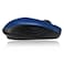 Adesso iMouse S50 Wireless Mini Mouse 24GHz RF Technology 1200 DPI Optical Sensor USB Interface Compact and Portable Design with Auto Sleep Mode Blue