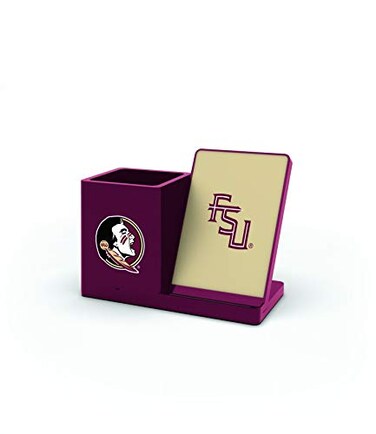 SOAR NCAA Wireless Cell Phone Charger and Desktop Organizer Florida State Seminoles