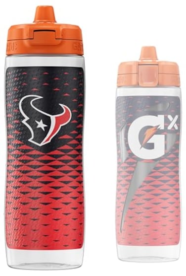 Gatorade Gx NFL NonSlip Squeeze Bottles 30 fl oz Gx Hydration System