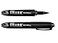 Cold Steel Pocket Shark Felt Tip Pen Black Grivory