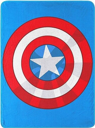 Northwest Avengers Micro Raschel Throw Blanket 46 x 60 The Shield