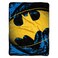 Northwest DC Batman Micro Raschel Throw Blanket 46 x 60 Ripped Shield