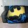 Northwest DC Batman Micro Raschel Throw Blanket 46 x 60 Ripped Shield