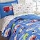 Wildkin Twin Bed in a Bag 5Piece Microfiber Bedding Set with Comforter Pillowcase Sheets Heroes