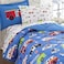 Wildkin Twin Bed in a Bag 5Piece Microfiber Bedding Set with Comforter Pillowcase Sheets Heroes