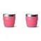 YETI Rambler 4 oz Stackable Cup Stainless Steel Vacuum Insulated EspressoCoffee Cup 2 Pack Tropical Pink