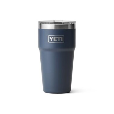 YETI Rambler 20 oz Stackable Tumbler Stainless Steel Vacuum Insulated with MagSlider Lid Navy