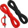 Sumind 2 Pieces Archery D Loop Rope 10 Feet Archery Bowstring Serving Thread Release Material Nocking D Loop Rope StringBlack and Red