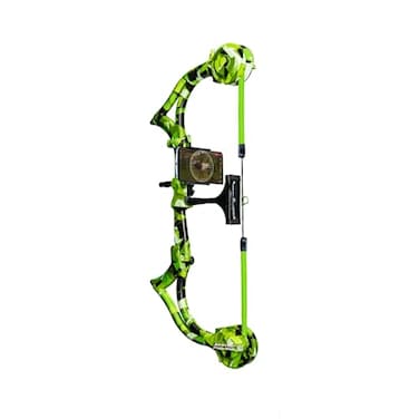 AccuBow 20 Green Mantis Virtual Archery Gaming Shooting 1070lbs Adjustable Resistance Real Bowstring DLoop Phone Mount Included Ambidextrous Foldable Design
