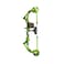 AccuBow 20 Green Mantis Virtual Archery Gaming Shooting 1070lbs Adjustable Resistance Real Bowstring DLoop Phone Mount Included Ambidextrous Foldable Design
