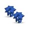 Bowmar Archery Nose Button Extremely Light Weight Creates Consistent Anchor Point Two Sizes Included Blue