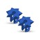 Bowmar Archery Nose Button Extremely Light Weight Creates Consistent Anchor Point Two Sizes Included Blue