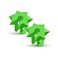Bowmar Archery Nose Button Extremely Light Weight Creates Consistent Anchor Point Two Sizes Included Green