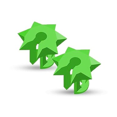 Bowmar Archery Nose Button Extremely Light Weight Creates Consistent Anchor Point Two Sizes Included Green