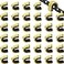 Gejoy 40 Pieces Nock Points Archery String Nocking Points Bow String Buckle Clips for Compound and Recurve Bow Black