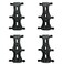 Miokun 246 Pack Adjustable Bow Armguard Archery Arm Guards Leather Forearm Protector 2