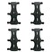 Miokun 246 Pack Adjustable Bow Armguard Archery Arm Guards Leather Forearm Protector 2