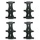 Miokun 246 Pack Adjustable Bow Armguard Archery Arm Guards Leather Forearm Protector 2