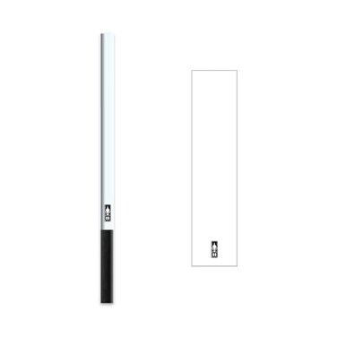 Bohning 4 Solid Arrow Wraps Standard White